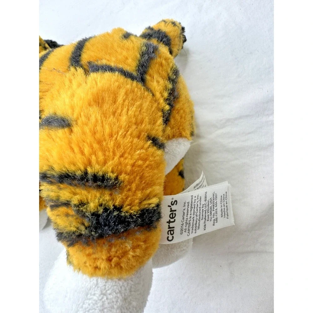 Carters Tiger Lovey 2015 Soft Plush Baby Security Stuffed Animal 8